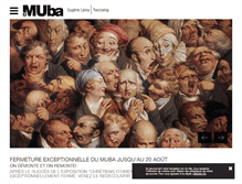 Tablet Screenshot of muba-tourcoing.fr